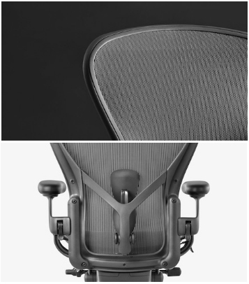Herman Miller AERON Chair Remastered - Graphite Frame, Chassis and Base,  Sizes A, B and C